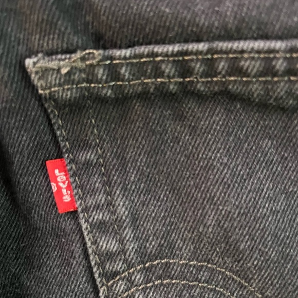 Levi’s 550 Relaxed Fit Charcoal Gray Jeans W29 L32 - Picture 6 of 8